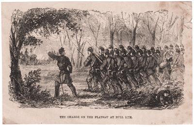 THE CHARGE ON THE PLATEAU AT BULL RUN